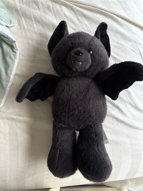 Build-A-Bear Black Plush Bat Stuffed Animal sold out Halloween full-size large